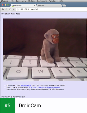 DroidCam app screenshot 5