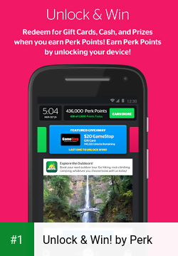 Unlock & Win! by Perk app screenshot 1