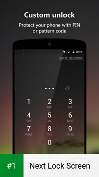 Next Lock Screen app screenshot 1