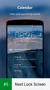 Next Lock Screen app screenshot 5