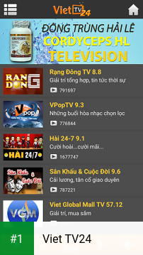 Viet TV24 app screenshot 1
