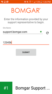 Bomgar Support Client app screenshot 1