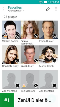 ZenUI Dialer & Contacts app screenshot 1