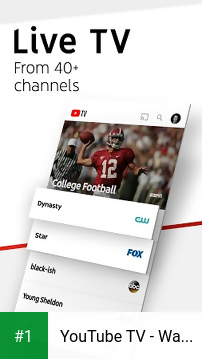 YouTube TV - Watch & Record Live TV app screenshot 1