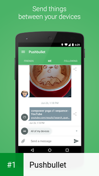 Pushbullet app screenshot 1