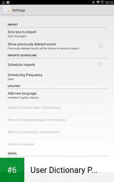 User Dictionary Plus (Free) apk screenshot 6