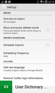 User Dictionary Plus (Free) apk screenshot 4