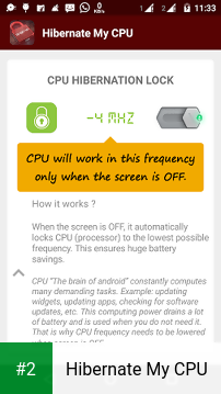 Hibernate My CPU apk screenshot 2