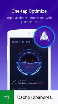 Cache Cleaner-DU Speed Booster app screenshot 1