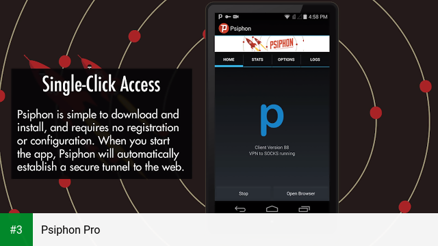 Psiphon Pro app screenshot 3