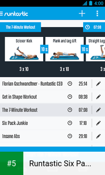 Runtastic Six Pack Abs Workout & Trainer app screenshot 5
