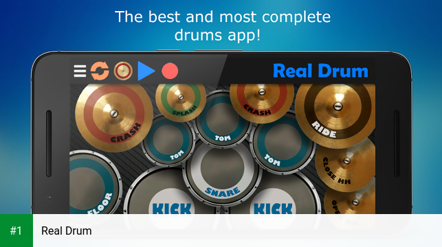 Real Drum app screenshot 1