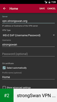 strongSwan VPN Client apk screenshot 2
