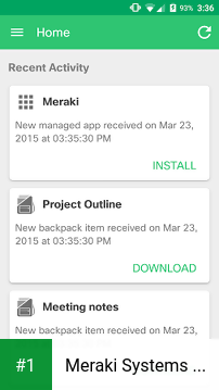 Meraki Systems Manager app screenshot 1