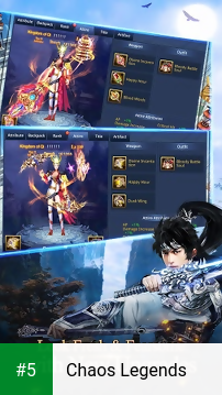 Chaos Legends app screenshot 5