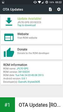 OTA Updates [ROOT][CUSTOM ROM] app screenshot 1