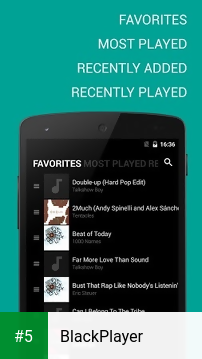 BlackPlayer app screenshot 5