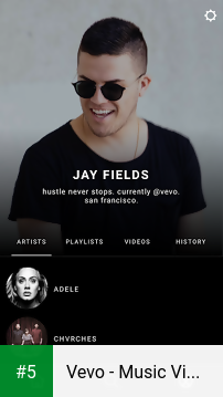 Vevo - Music Video Player app screenshot 5