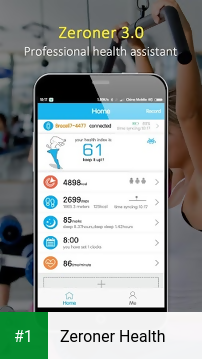 Zeroner Health app screenshot 1