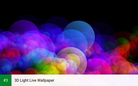 3D Light Live Wallpaper app screenshot 3