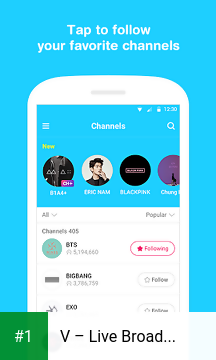 V – Live Broadcasting  App app screenshot 1