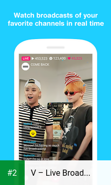 V – Live Broadcasting  App apk screenshot 2