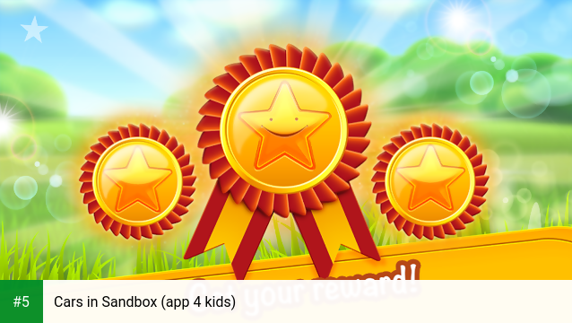 Cars in Sandbox (app 4 kids) app screenshot 5