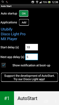 AutoStart app screenshot 1
