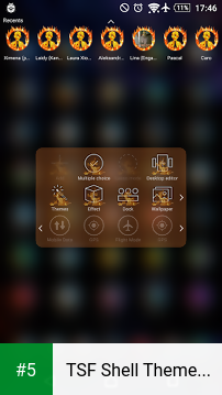 TSF Shell Theme Flames app screenshot 5