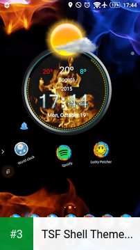 TSF Shell Theme Flames app screenshot 3