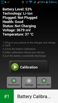 Battery Calibration app screenshot 1