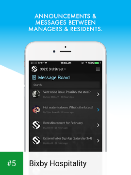 Bixby Hospitality app screenshot 5