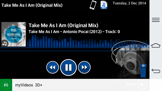 myVideos  3D+ apk screenshot 6