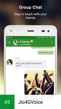 Jio4GVoice app screenshot 5