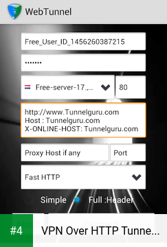 VPN Over HTTP Tunnel:WebTunnel apk screenshot 4