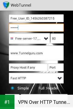 VPN Over HTTP Tunnel:WebTunnel app screenshot 1