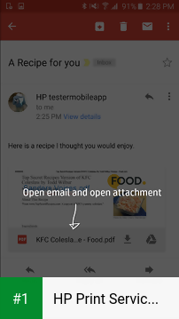 HP Print Service Plugin app screenshot 1