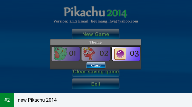 new Pikachu 2014 apk screenshot 2