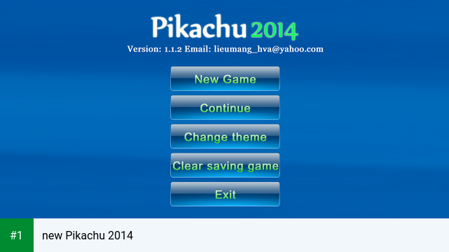new Pikachu 2014 app screenshot 1