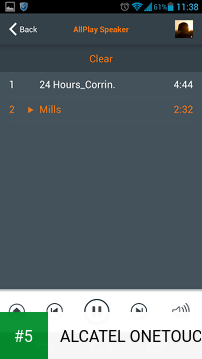 ALCATEL ONETOUCH WiFi Music app screenshot 5