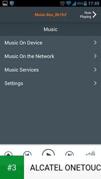 ALCATEL ONETOUCH WiFi Music app screenshot 3