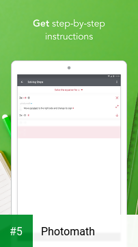Photomath app screenshot 5