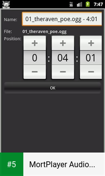 MortPlayer Audio Books app screenshot 5