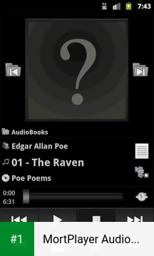 MortPlayer Audio Books app screenshot 1