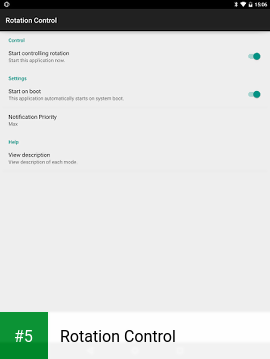Rotation Control app screenshot 5