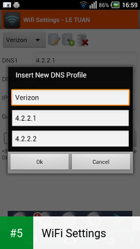 WiFi Settings app screenshot 5