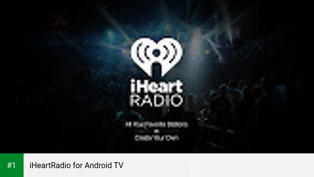 iHeartRadio for Android TV app screenshot 1
