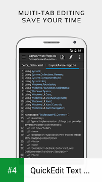 QuickEdit Text Editor apk screenshot 4