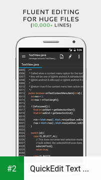 QuickEdit Text Editor apk screenshot 2