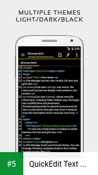 QuickEdit Text Editor app screenshot 5